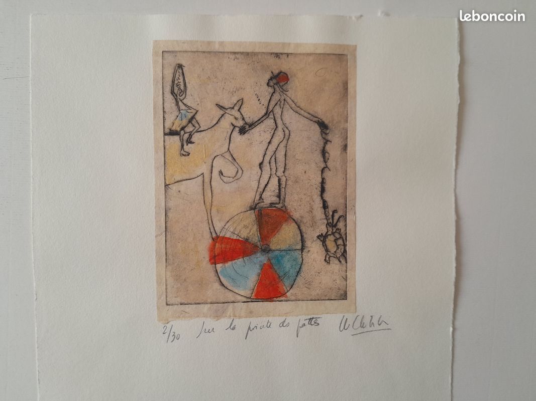 2 gravures signées au crayon par Claire Le Chatelier (image 10)