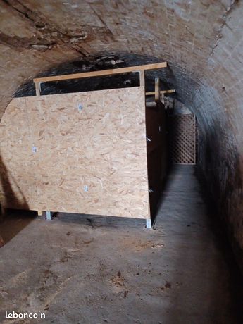 Box de stockage dans une cave