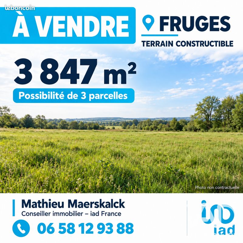 Terrain 3847 m² · à Fruges · 3 847 m² · 110 000 €