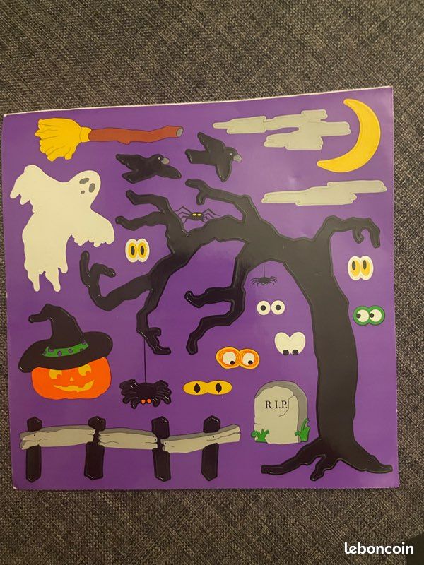 Gros lot NEUF scrapbooking HALLOWEEN 👻, papiers, œillets etc etc (image 6)