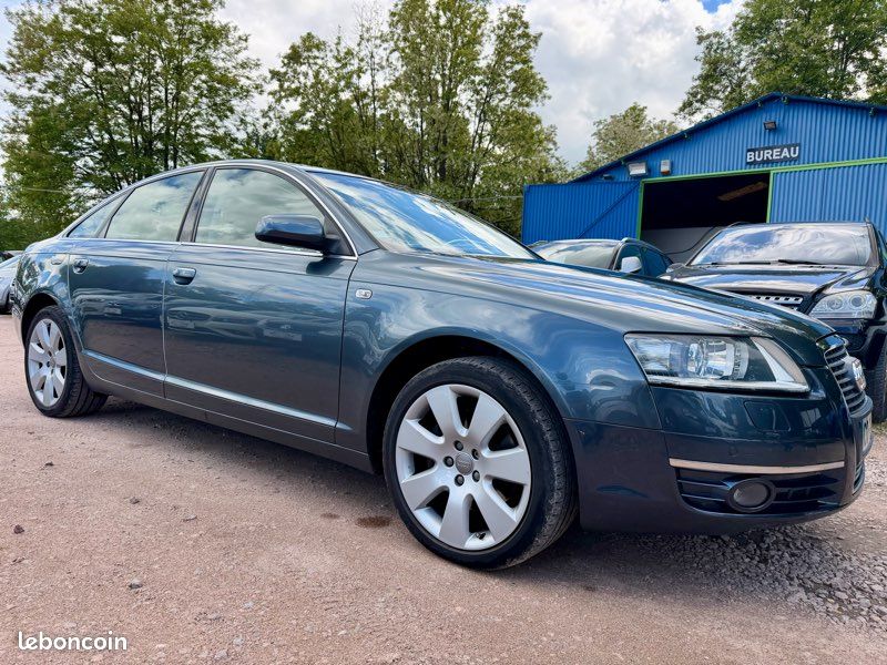 Audi a6 berline 3.2l fsi 255cv boite automatique finition ambition luxe 173.400kms 08/2007 siège électrique phares xénon gps bluetooth (image 2)