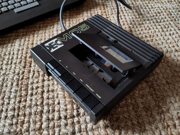 Lot THOMSON MO5 complet + lecteur cassette + 8 jeux