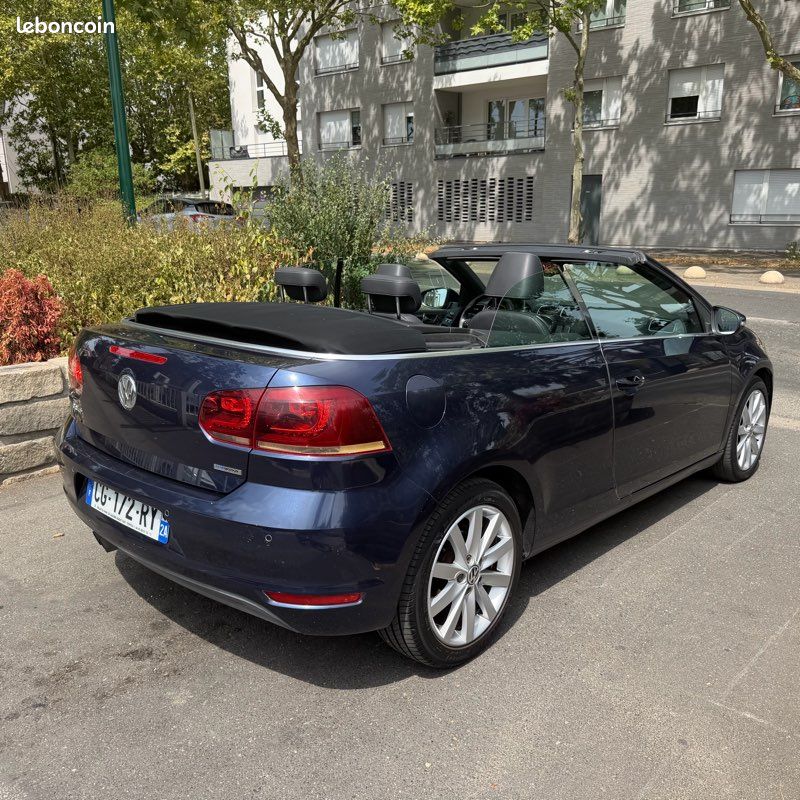 Volkswagen golf cabriolet 2l tdi 140cv carrât boîte autos (image 4)