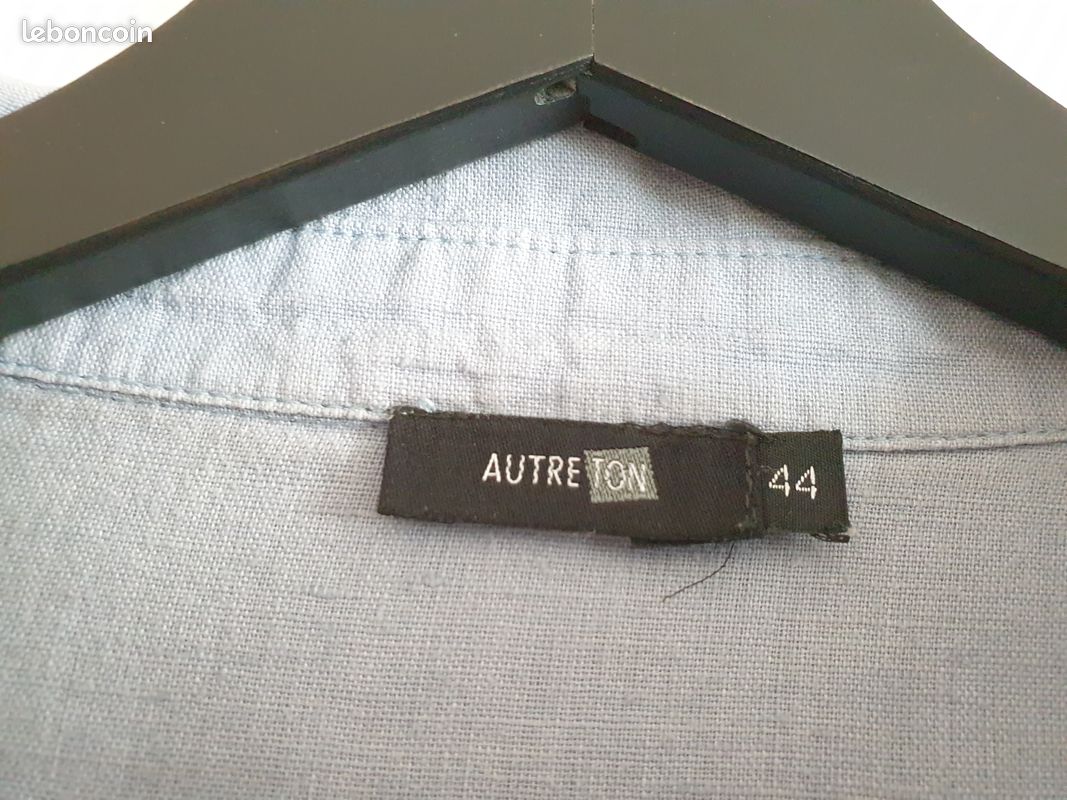 Chemise Autre Ton femme bleu taille 44 (image 3)