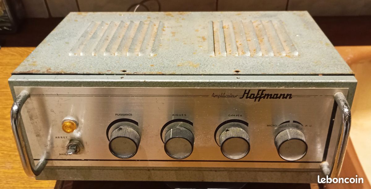 Ampli De Puissance Vintage FAL 19 PA 2x250W RMS De 1979 - Blocs Alim Séparés, état Fonctionnel