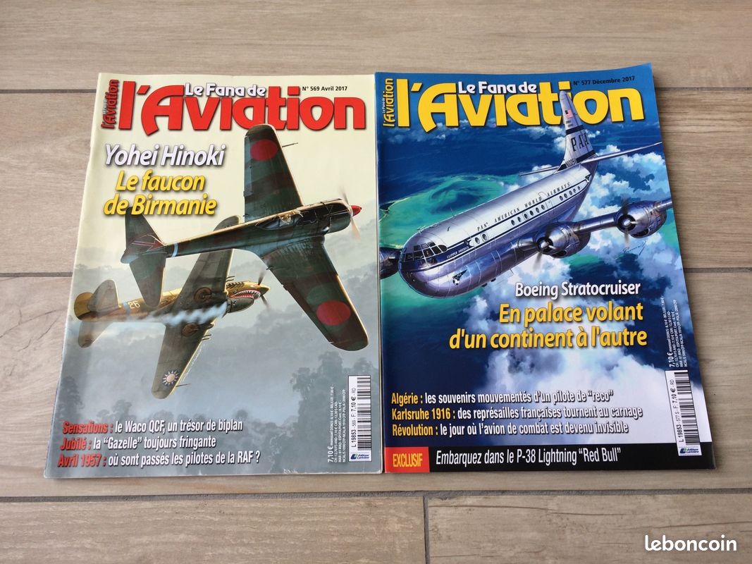 Lot de 2 Le fana de l'aviation n°569 et 577 2017 (image 1)