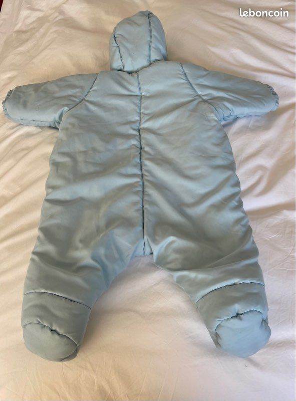 Bombipilote petit bateau 3 mois bleu clair (image 2)