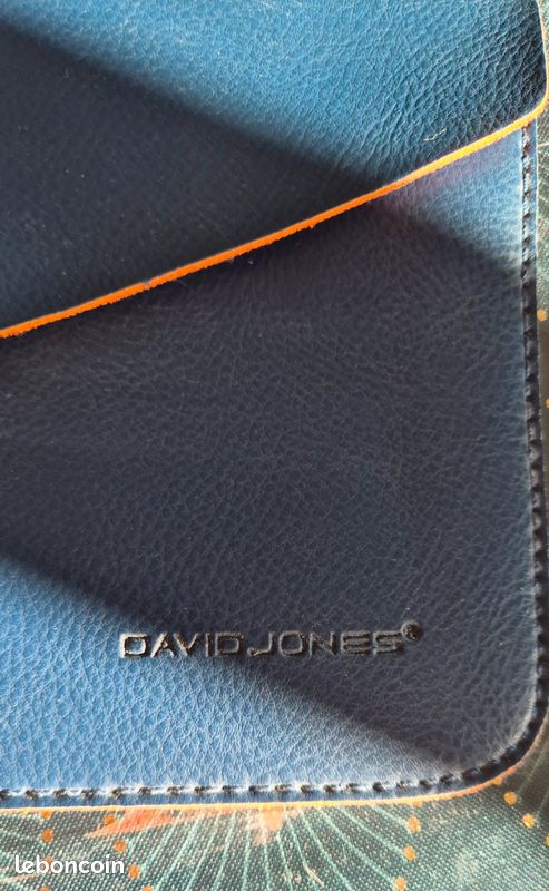 Pochette David Jones Orange et Bleue (image 2)