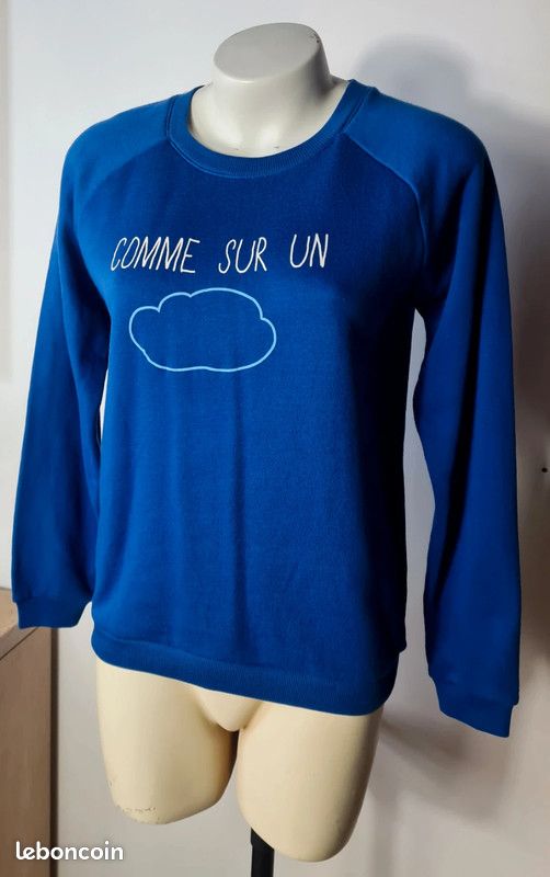 Très beau sweat bleu kiabi taille S (image 3)