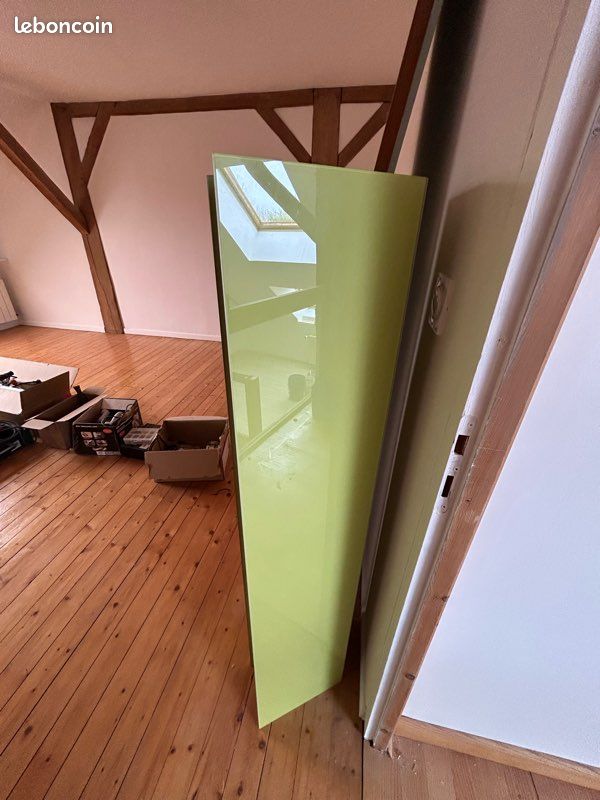 Meuble en verre vert salle de bain ou autre (image 3)