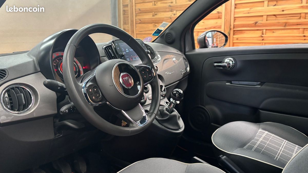 Fiat 500 1.0 70ch bsg mhev hybrid club toit panoramique (image 30)