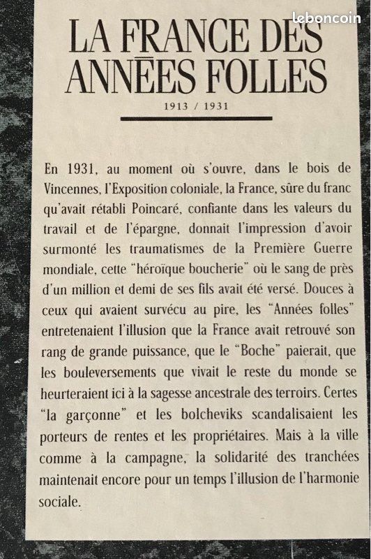 Nouvelle Histoire de la France - LA FRANCE DES ANNÉES FOLLES 1913/1931 - 1997 (image 2)