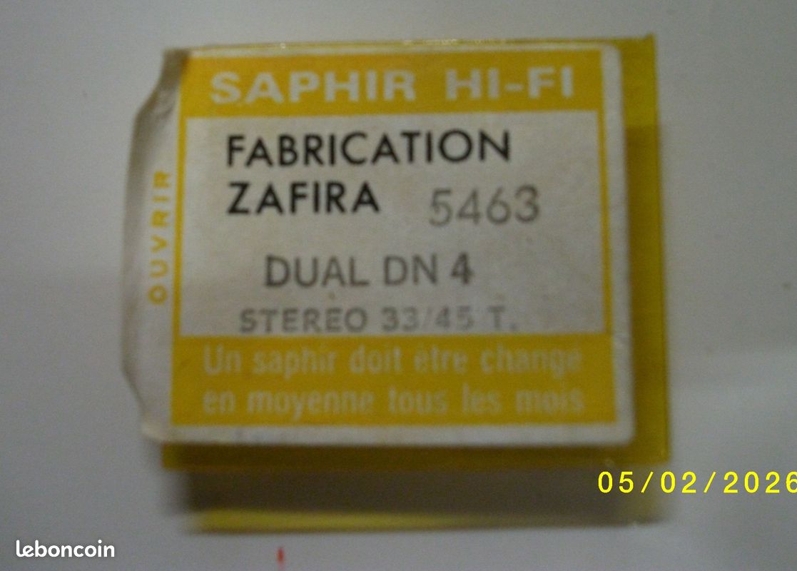 Lot de 2 diamants stéréo Zafira, réf. 6893, compatibles Toshiba N 3 C 💿 EUR 14,90 - FR