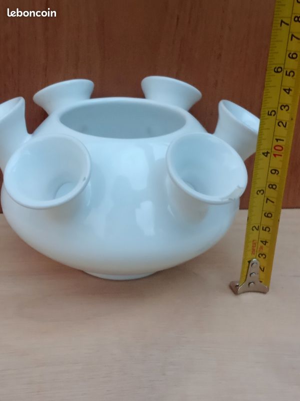 Vase En Céramique Signée Pol Chambost Années 50 (image 17)