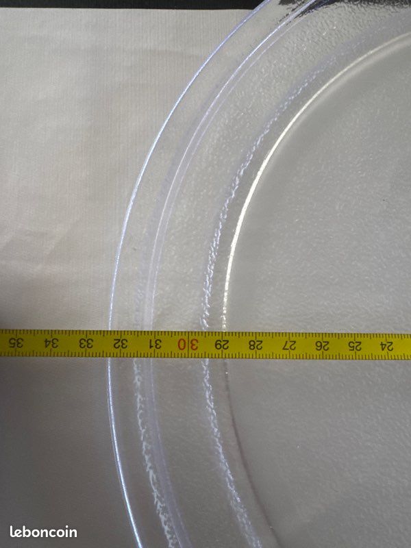 Plat Tournant Pour Micro-Ondes Zanussi – 325 Mm – Équivalent Réf. 50280600003 – Compatible ZM266STGX, ZM266STN, Etc.