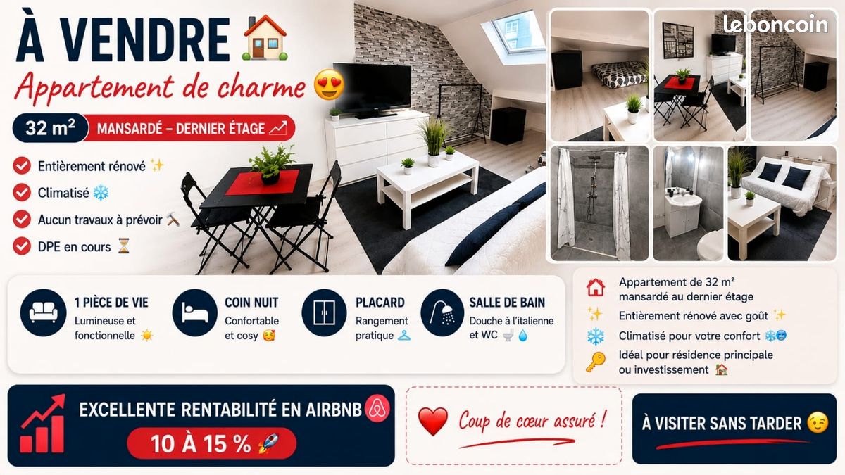 Appartement 1 pièce 33 m² · à Le Muy · 33 m² · 59 000 €
