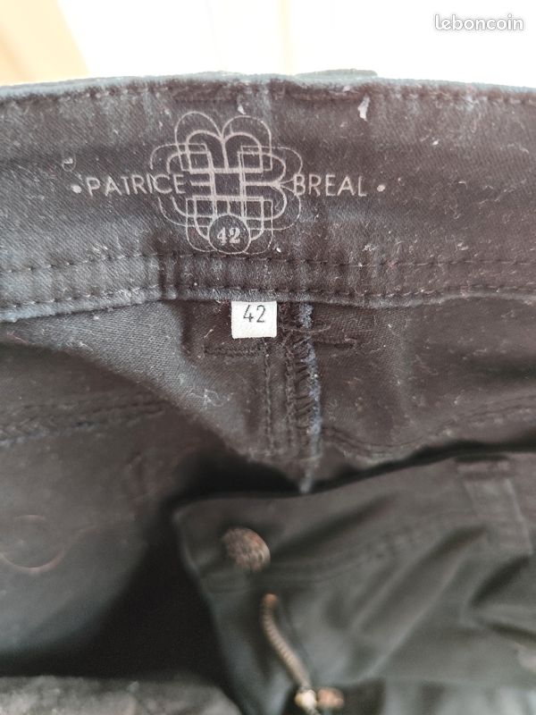 Pantalon femme hiver coton gratté skinny 40/42 Patrice Breal (image 12)