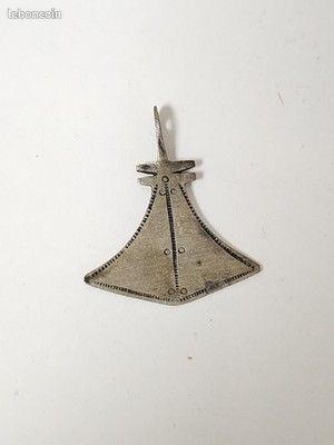 Pendentif Vintage En Argent Massif Du Créateur Alain Duclos - Bijou Années 50/60