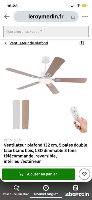 Ventilateur plafond (image 4)