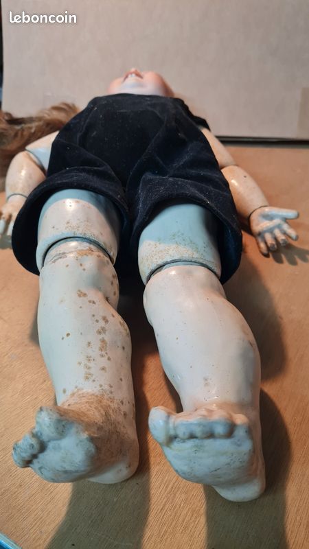 Poupée Ancienne XIXe à Restaurer - Bébé De Paris 8, Corps Et Tête D'origine