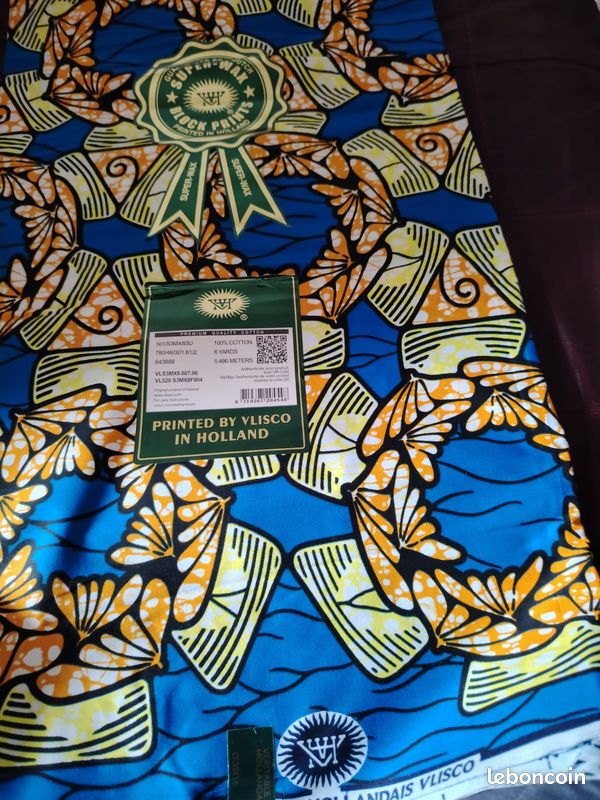 Super wax Pagne africain, Tissu Africain pour Demi Super wax