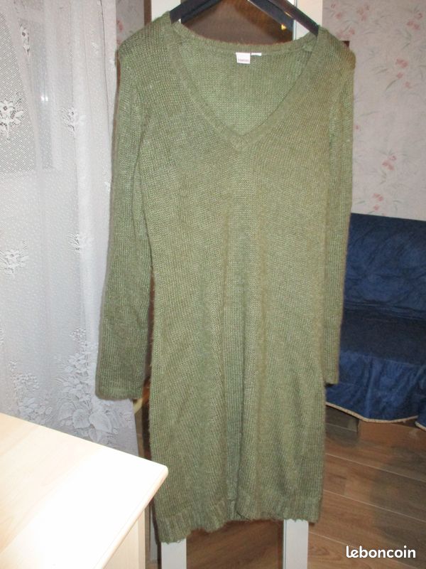 Robe Maille Pull "3 SUISSES" T38 2/M (image 1)