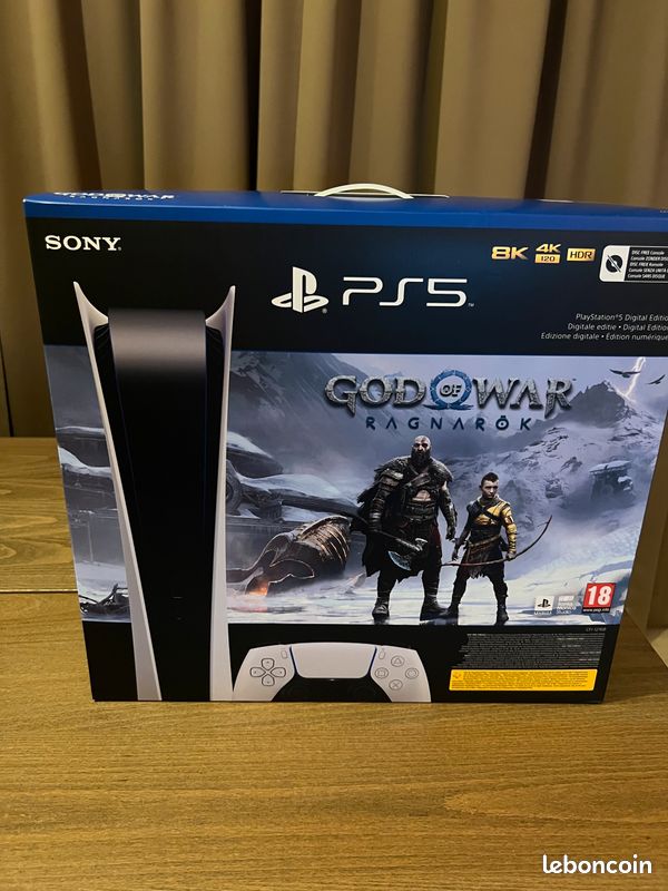 PlayStation 5 version digitale + jeu GOW (image 1)