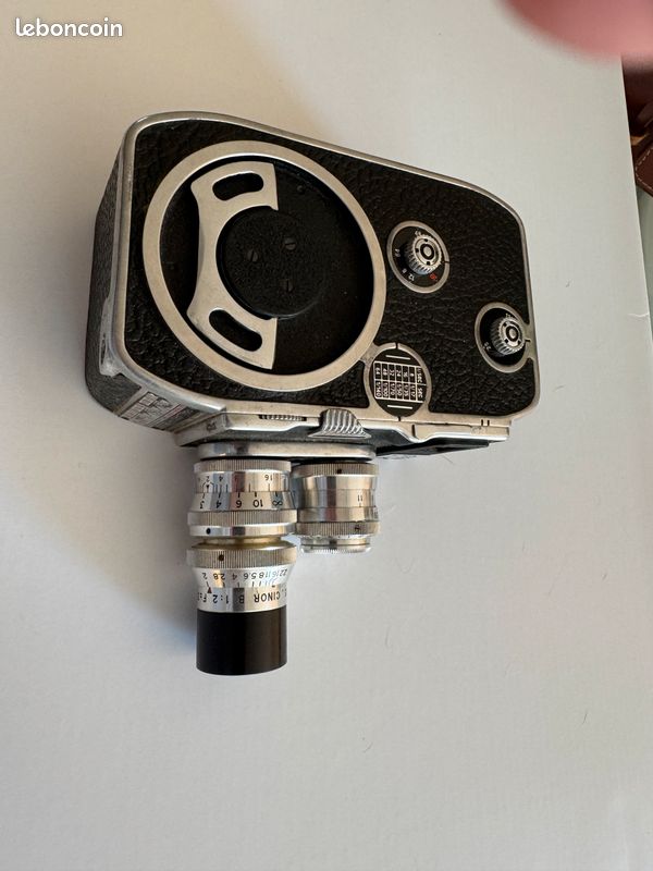 camera cinéma film 8mm PAILLARD BOLEX C8 modifiée B8