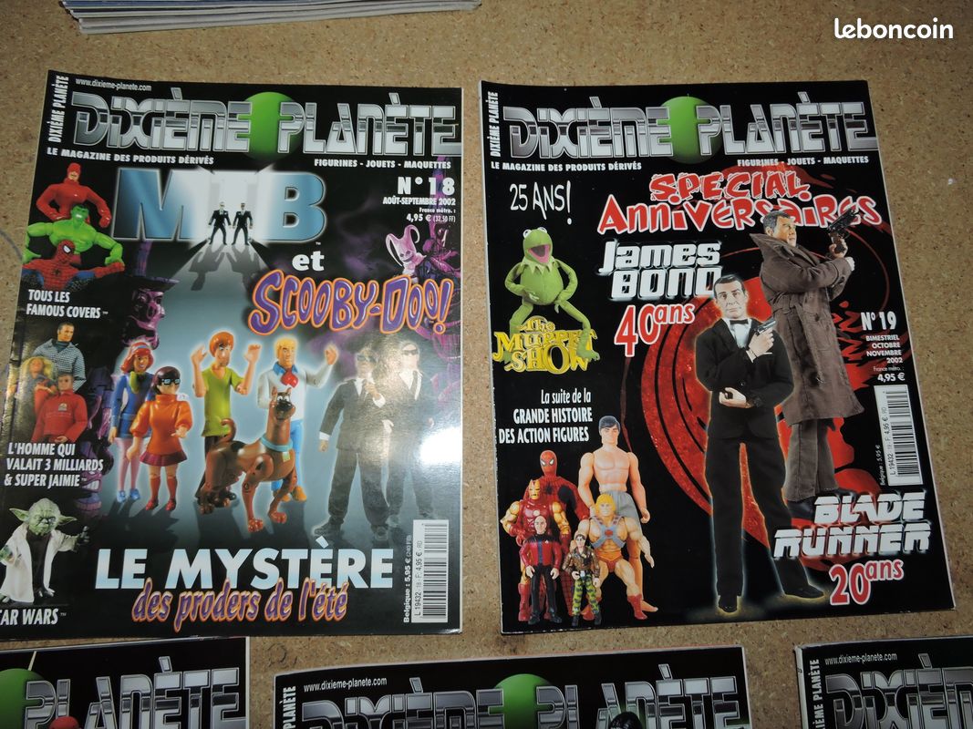 LOT 10 revues Magazine Années 2000 DIXIEME PLANETE Produits dérivés Films Bd Séries Cinéma TV N° 13 14 15 16 17 18 19 21 22 23 Daredevil Gi Joe Goldorak Matrix X Men Hulk Terminator ... (image 8)