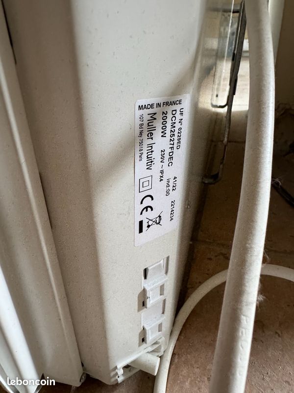 Chauffage Noirot Muller intuitiv 2000W (image 4)