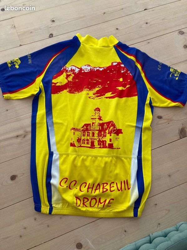 Maillot Cycliste Vintage C.G CHAILLAND BAUDRON T.P - Taille 3 (Années 70)