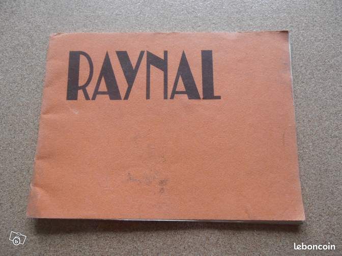 Catalogue RAYNAL année 1936 ancien (image 1)