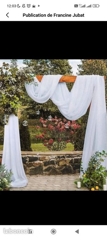 Très beau satin neuf prix brades (image 2)