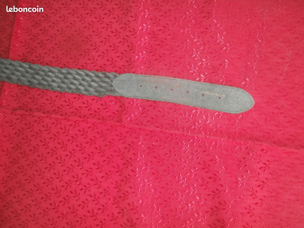Ceinture croute de vachette 87 cm (image 2)