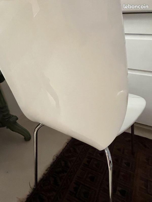 Lot de 2 chaises Plexi et inox (image 5)