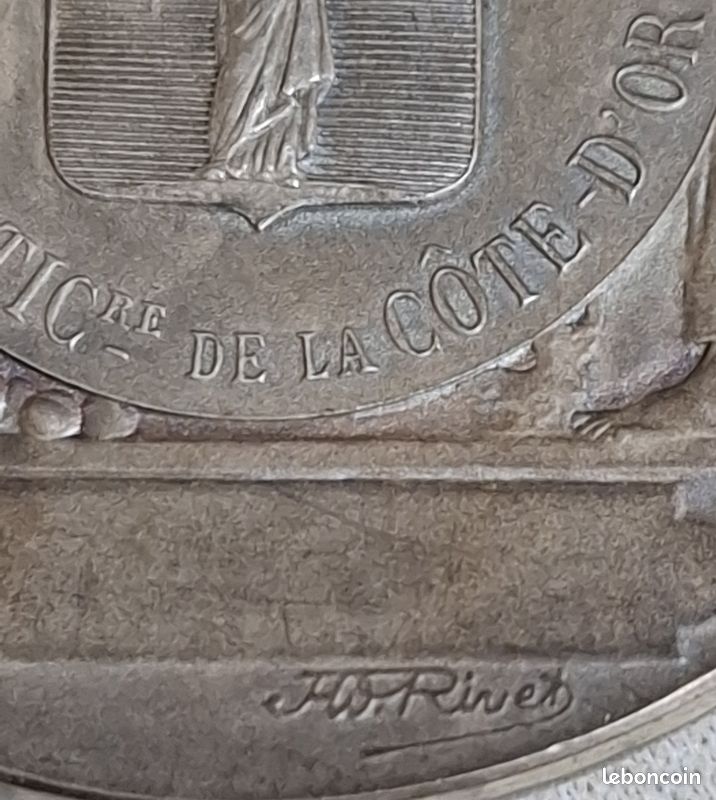 Médaille Ancienne En Bronze - Comice Agricole De Toulouse, Adolphe Rivet