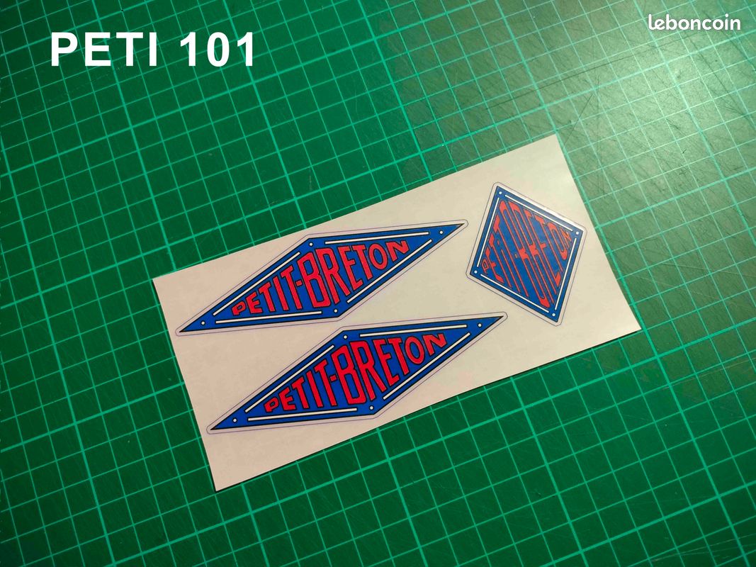 Vélo PETIT BRETON reproduction stickers anciens (image 3)
