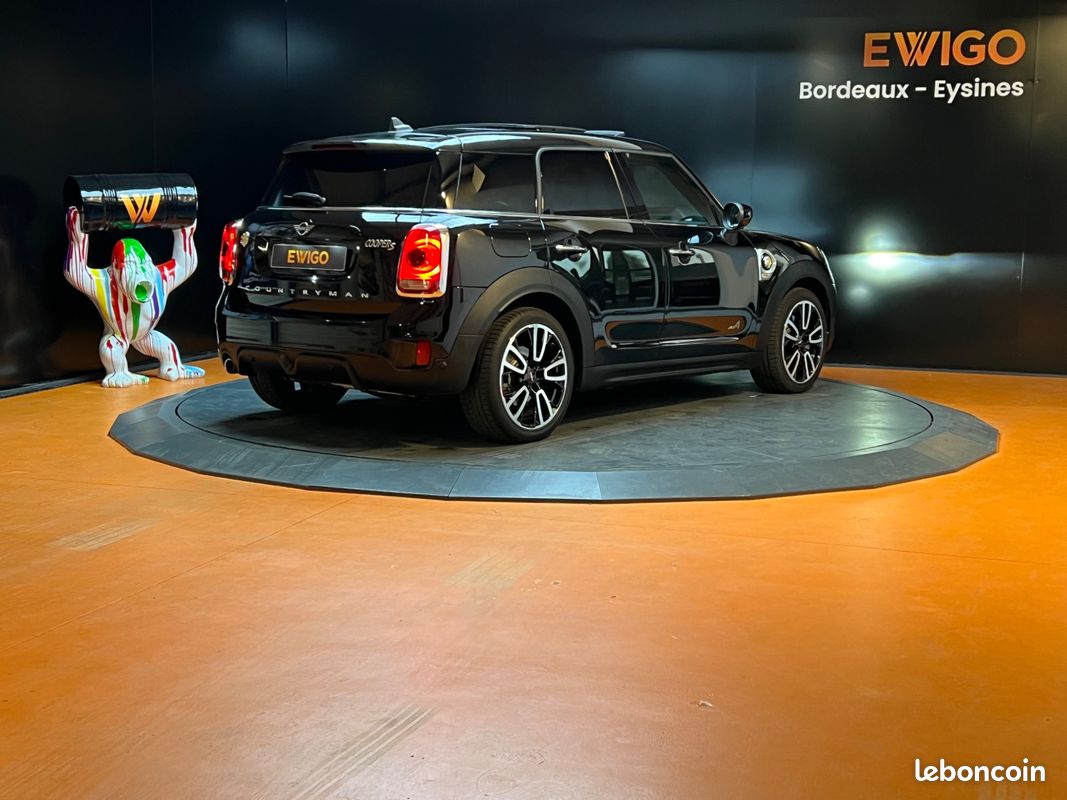 MINI COUNTRYMAN 1.5 134cv+88cv HYBRID PHEV COOPER SE ALL4 BVA JCW / TOIT OUVRANT / APPLECARPLAY / SIEGES CHAUFFANTS (image 17)