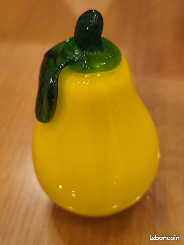 Fruits en verre soufflé à la main vintage verre de style Murano (image 4)
