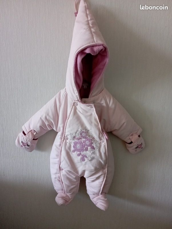 Combi Fille 1 à 3 mois (image 1)