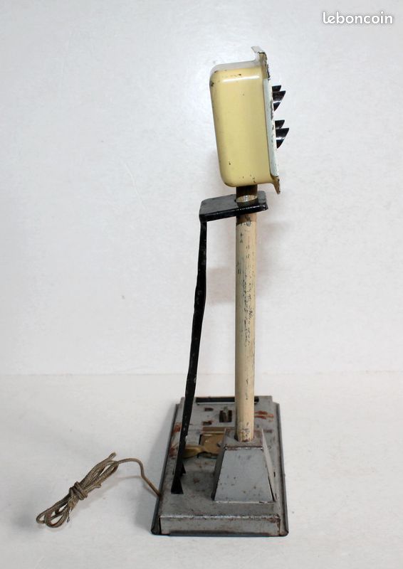 JEP ANCIEN SIGNAL LUMINEUX ÉCHELLE O TÔLE ANNÉES 30 Ht 19,5