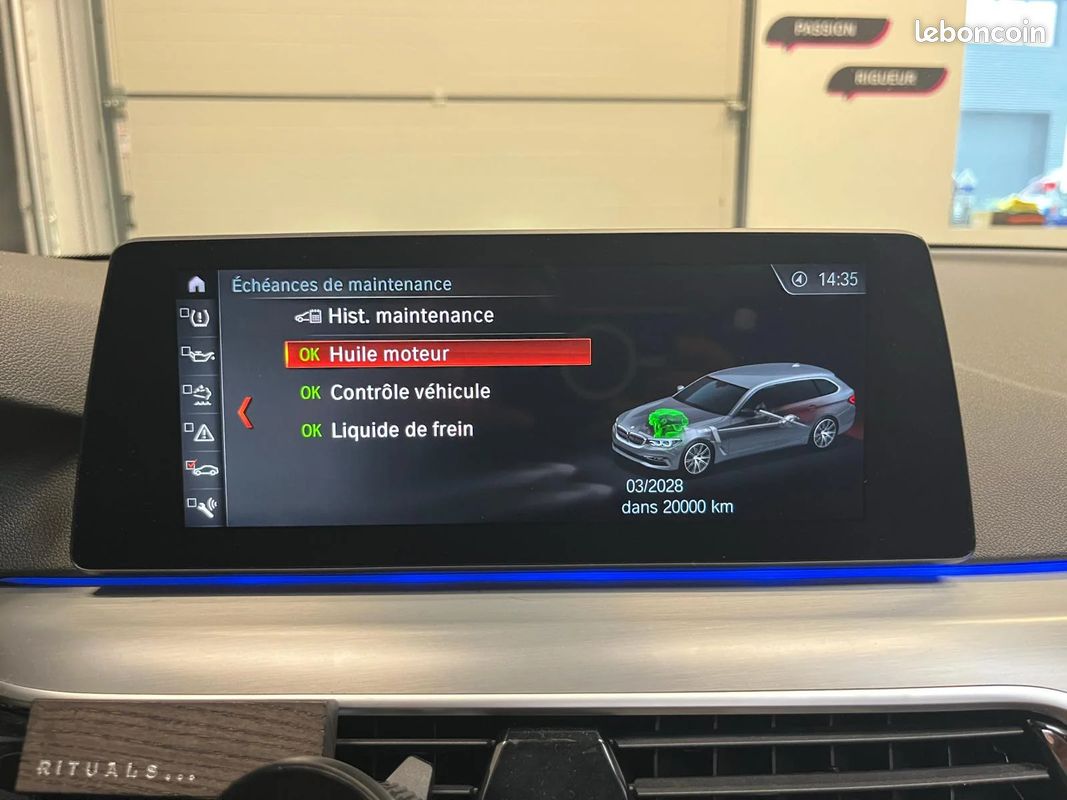 Bmw SERIE 5 TOURING 520 D 2.0 190 ch X DRIVE M SPORT / ENTRETIEN COMPLET BMW / MATRIX LED (image 33)