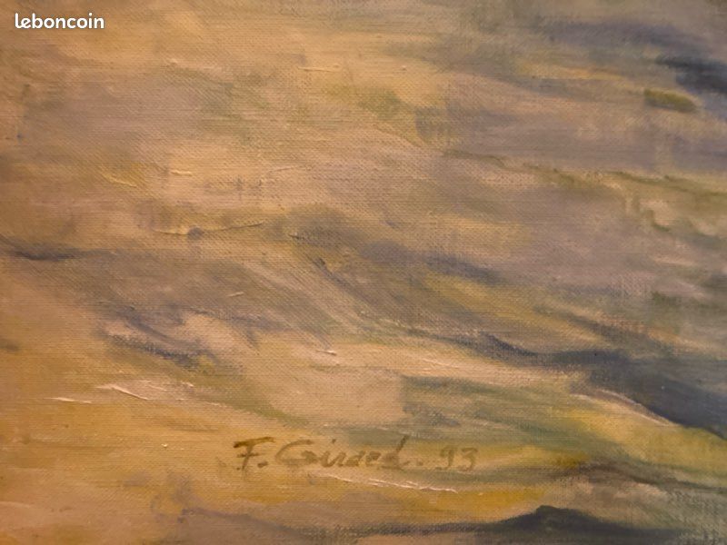 Tableau « Marché flottant en Asie « 80x65 (image 3)