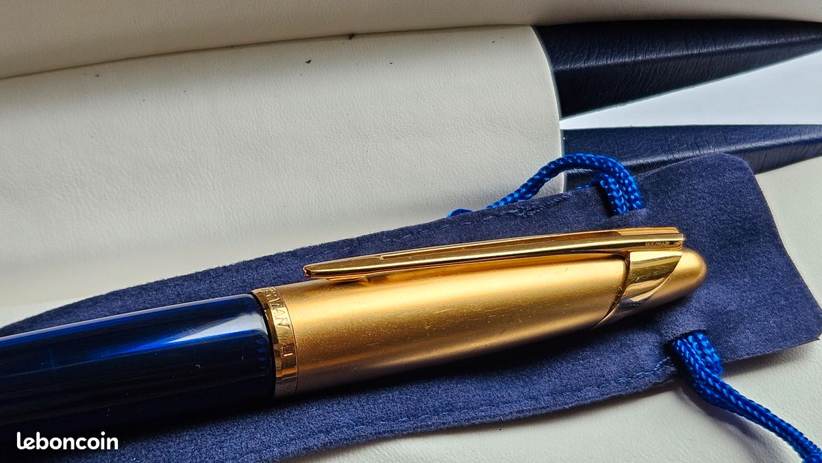 Stylo Plume Waterman Ancien N°11 En Or 18 Carats - Plume Or, Recharge Cartouches - Vintage Français