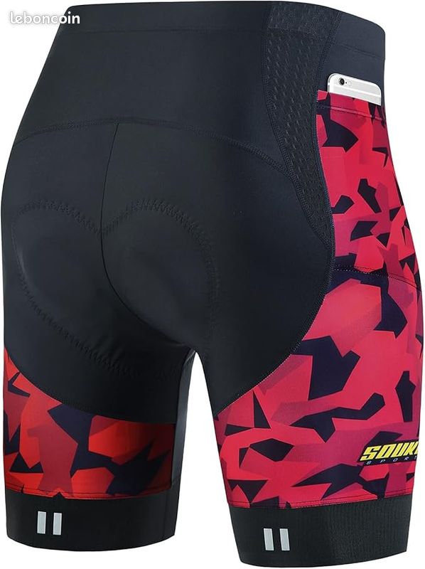 🚴♂️ Souke Sports Short Cyclisme Homme Taille M (image 2)