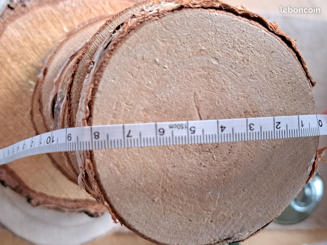 Rondin bois - déco mariage champêtre (image 2)