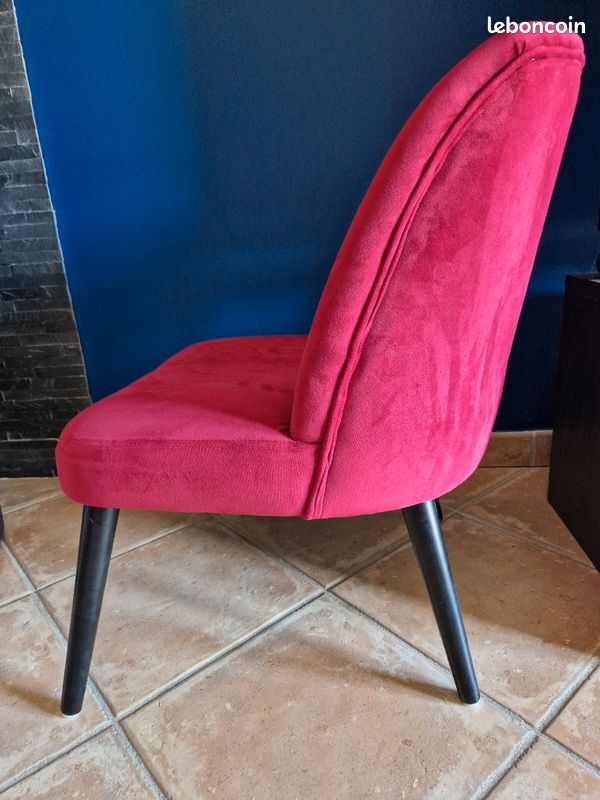 Fauteuil velours à réparer (image 3)
