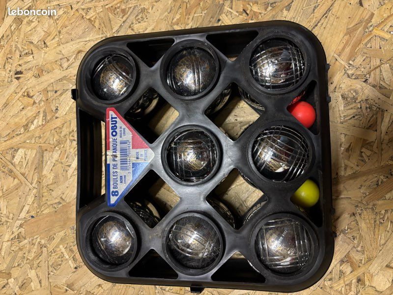 3 Boules De Pétanque Obut Vintage - Inox - Fabrication Française - Bon État