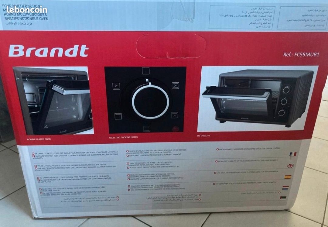 BRANDT four posable FC55MUB1 55L (image 6)