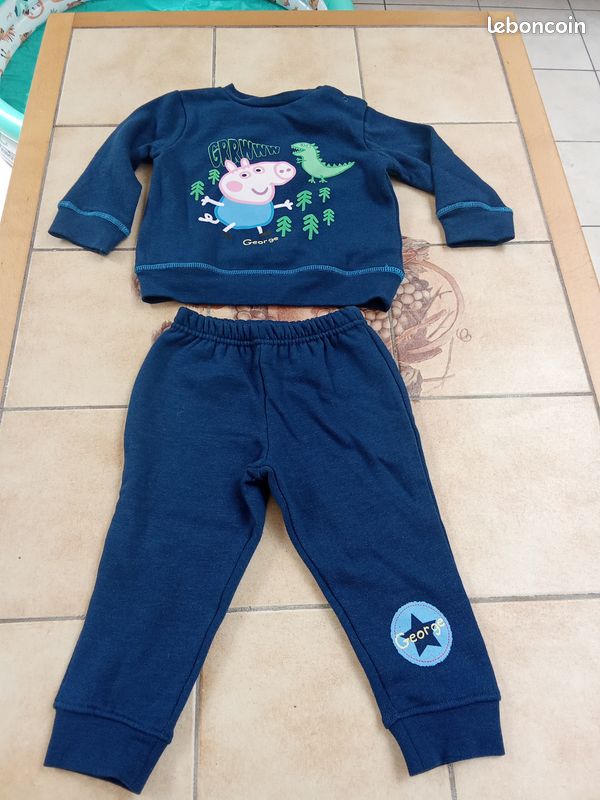 Survetement peppa pig garçon 18 mois (image 1)